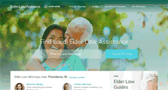 Desktop Screenshot of elderlawanswers.com